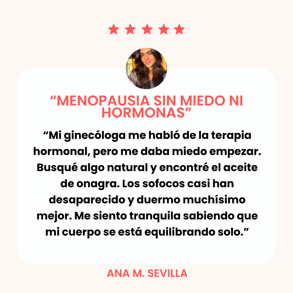 🌿 Oferta 2 × 1 Hoy — Aceite de Onagra Premium™: La Alternativa Natural para la Menopausia (1 Frasco = 1 Mes Completo)