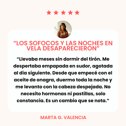 🌿 Oferta 2 × 1 Hoy — Aceite de Onagra Premium™: La Alternativa Natural para la Menopausia (1 Frasco = 1 Mes Completo)